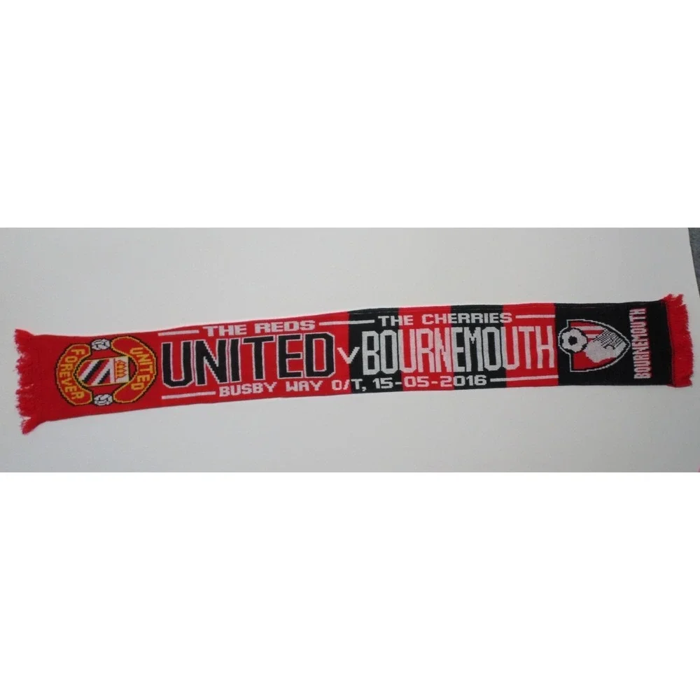 Manchester Reds United : Bournemouth Cherries‎ May 15, 2016 Busby Way O/T Scarf
